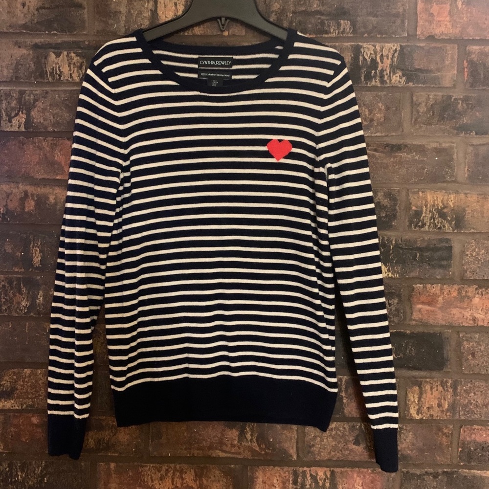 Cynthia Rowley striped sweater S